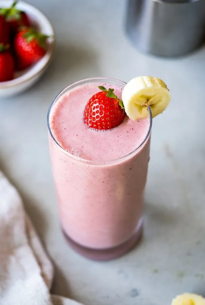 Strawberry Banana Smoothie A Refreshing and Healthy Breakfast Option