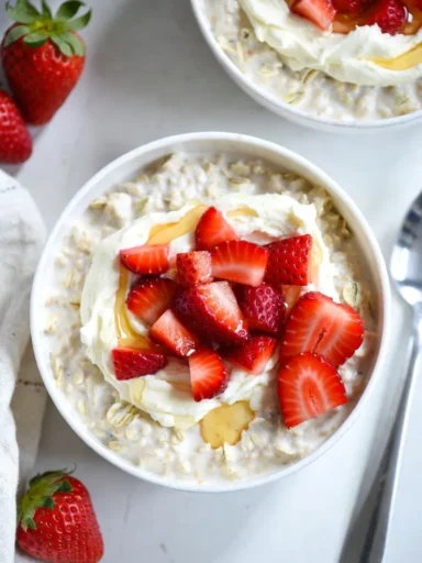 Strawberry Cheesecake Overnight Oats A Delicious Breakfast Treat