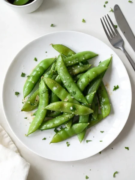 Sugar Snap Pea Recipe Simple Stir Fry with Garlic and Ginger