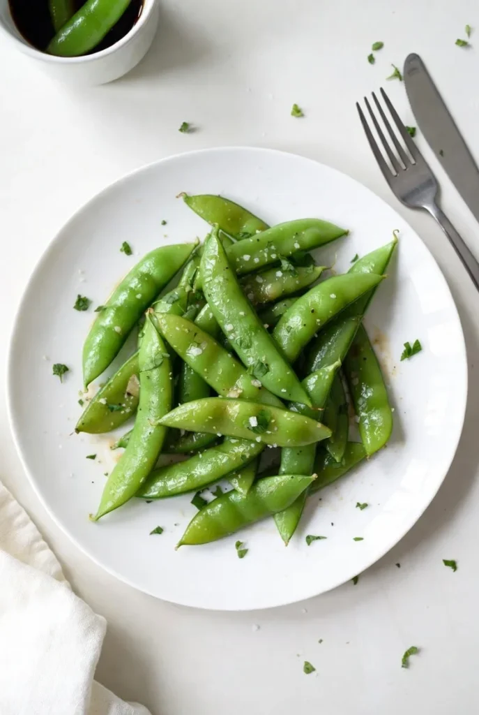 Sugar Snap Pea Recipe Simple Stir Fry with Garlic and Ginger
