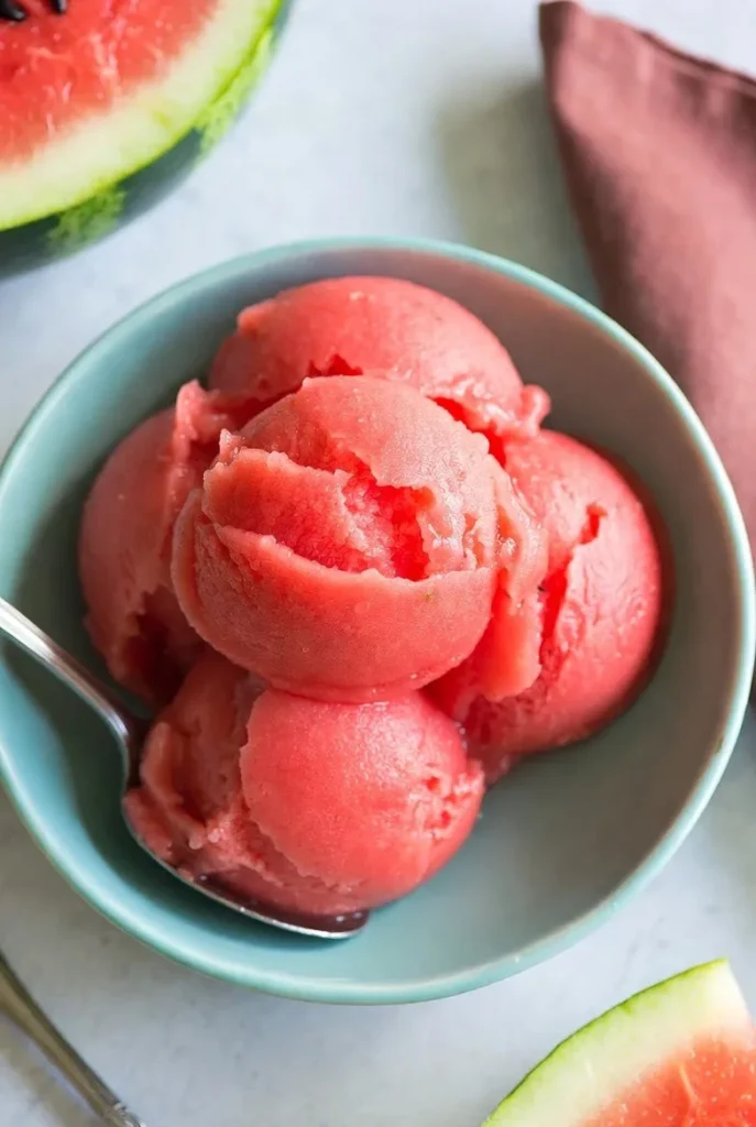 Sweet After School Snacks 7 Watermelon Sorbet 2