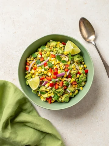 Avocado Corn Salad Cream