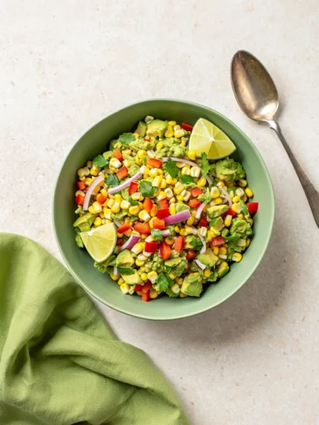 Avocado Corn Salad Cream