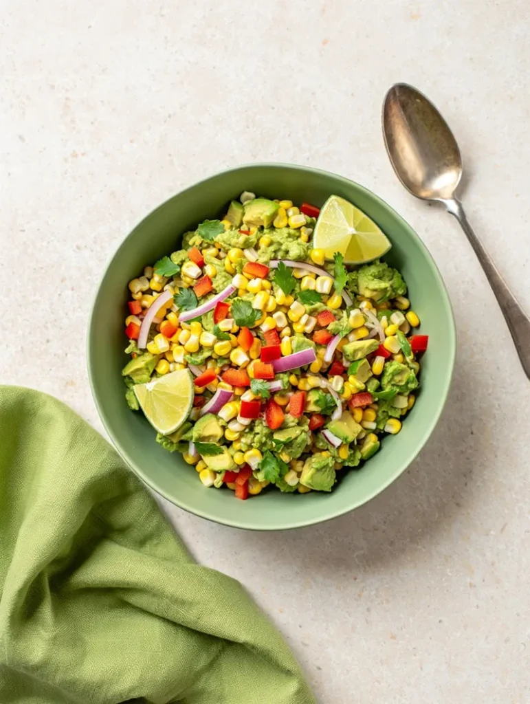 Avocado Corn Salad Cream
