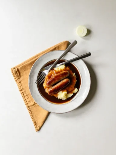 Gluten Free Bangers and Mash