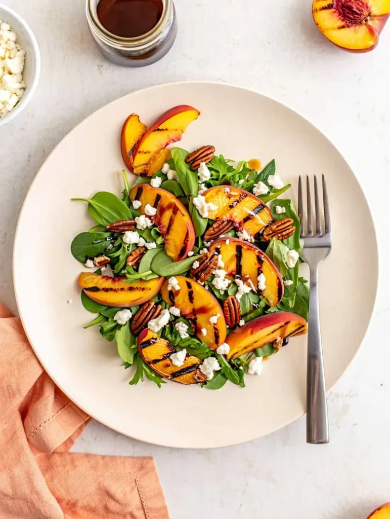 Grilled Peach Salad s