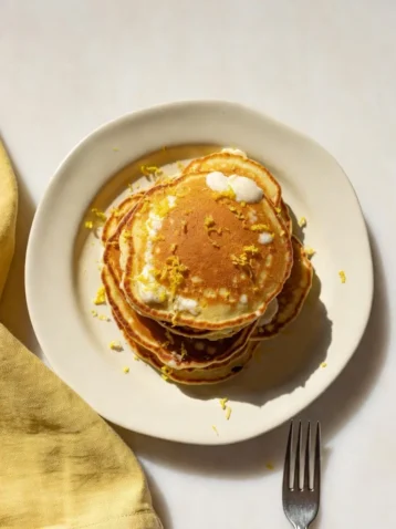 Lemon Ricotta Pancakes: Fluffy, Delicious, and Perfect for Breakfast 8 LemonRicottaPancakes