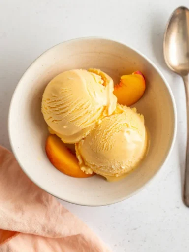 Peach Ice Cream s