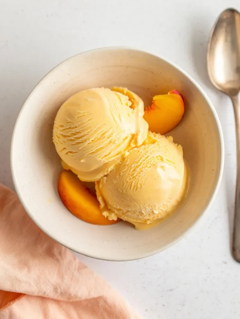 Peach Ice Cream s