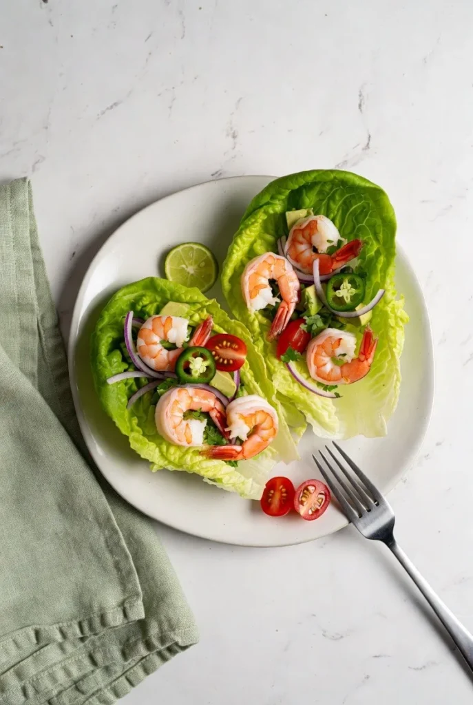 ShrimpAvocadoLettuceCups