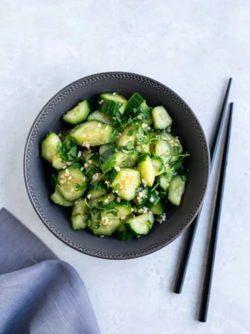 Smashed Cucumber Salad