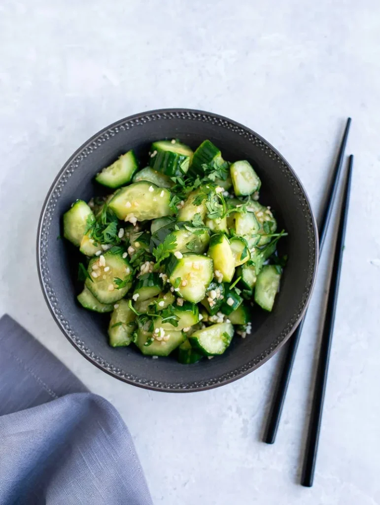 Smashed Cucumber Salad