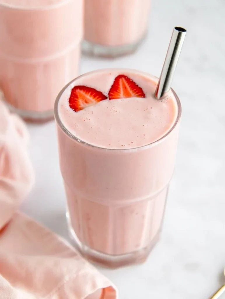 Quick Breakfast Ideas for Kids 9 Strawberry Banana Smoothie s