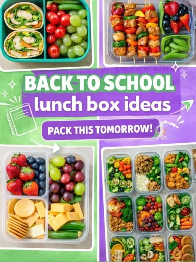 Back to School Lunch Box Ideas