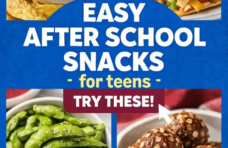 Easy After School Snacks for Teens 1 Easy After School Snacks for Teens