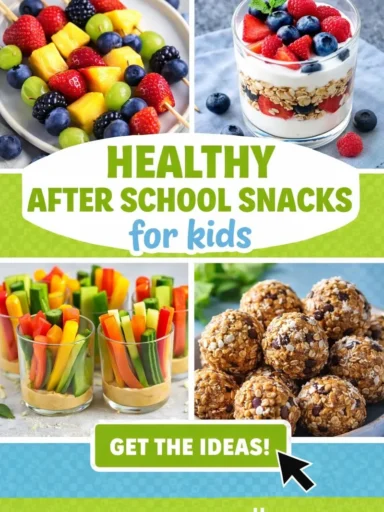 Healthy After School Snacks for Kids