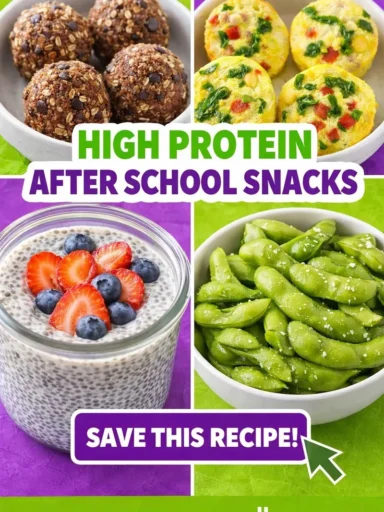 High Protein After School Snacks