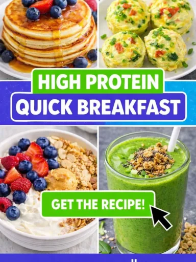 High Protein Quick Breakfast