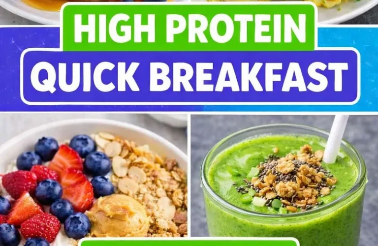 High Protein Quick Breakfast 1 High Protein Quick Breakfast