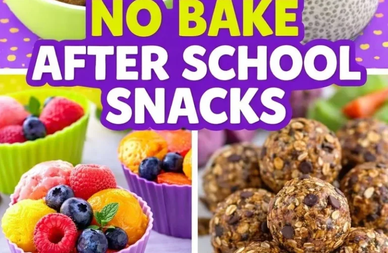 No Bake After School Snacks