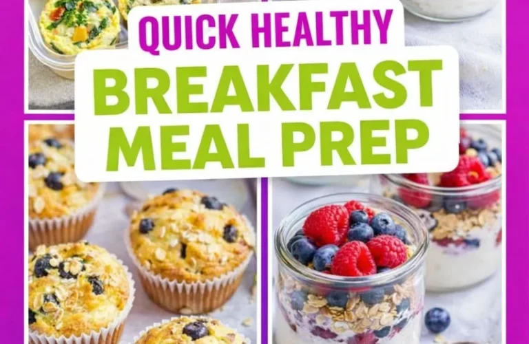 Quick Healthy Breakfast Meal Prep 1 Quick Healthy Breakfast Meal Prep