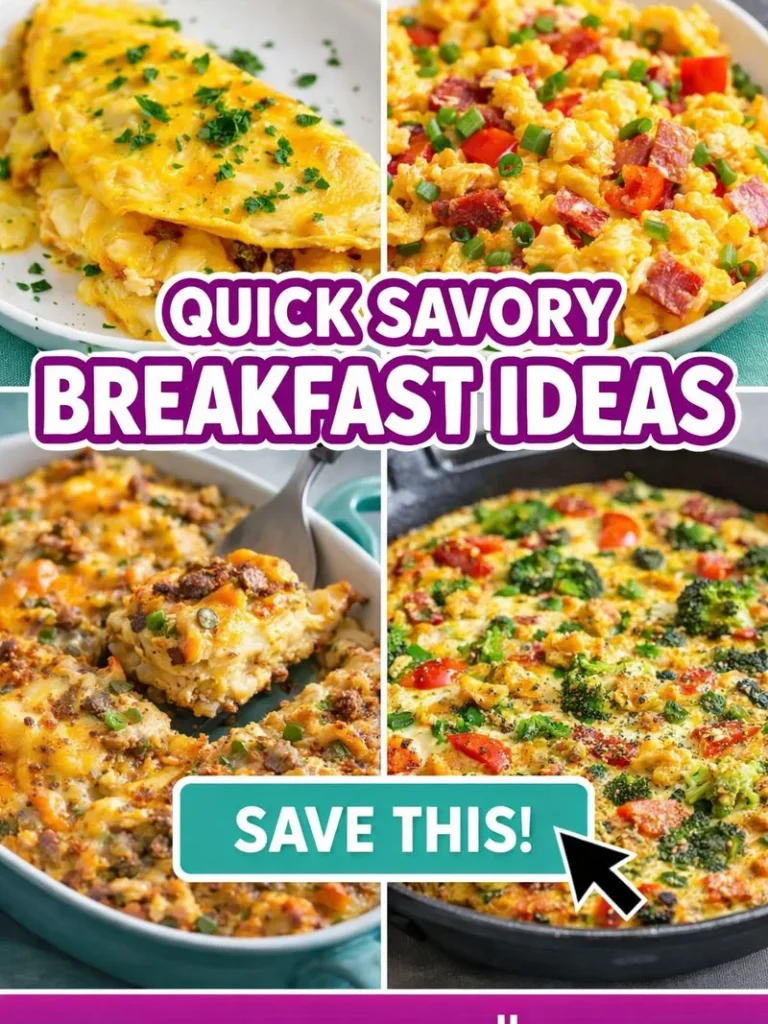 Quick Savory Breakfast Ideas 1 Quick Savory Breakfast Ideas