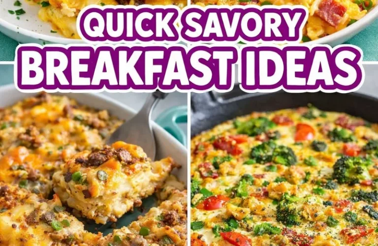Quick Savory Breakfast Ideas 1 Quick Savory Breakfast Ideas