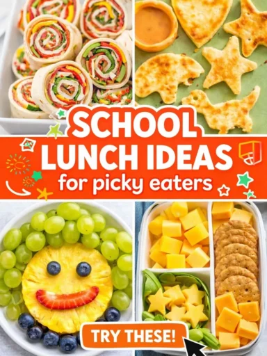 School Lunch Ideas for Picky Eaters